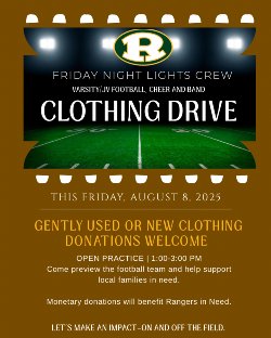 Clothing drive